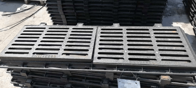 天祝球墨铸铁连体双篦展示